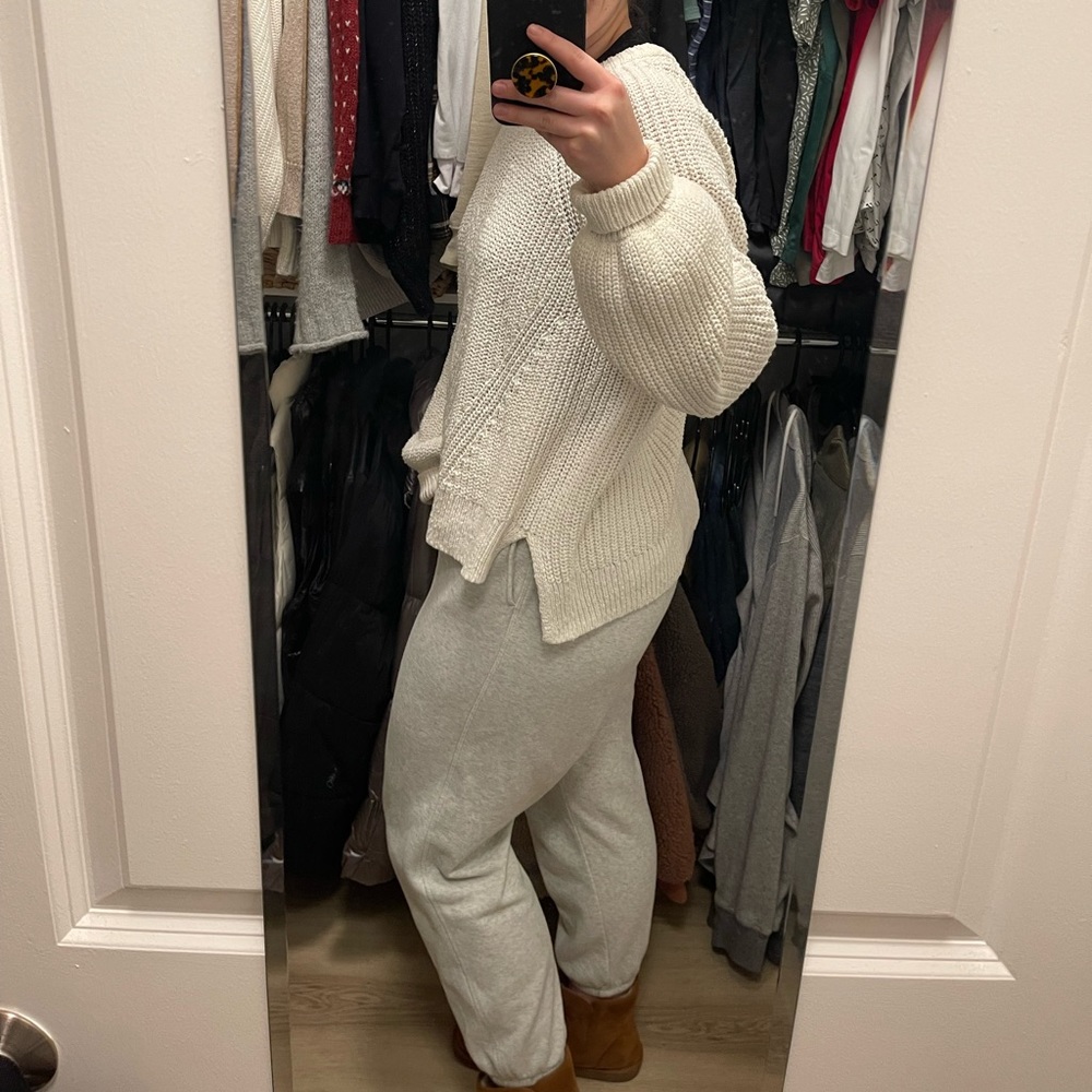 Madewell Oversize Cream Sweater - Picture 4 of 6